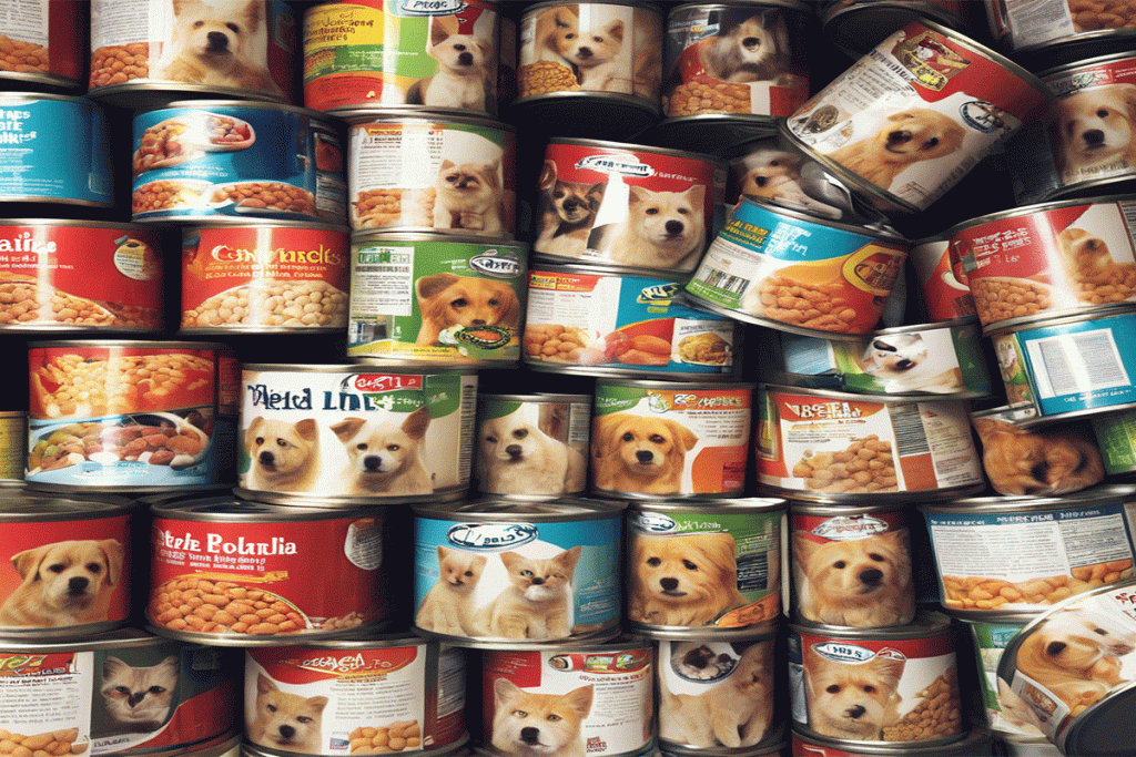 Investigating the status of export & import of canned pet food